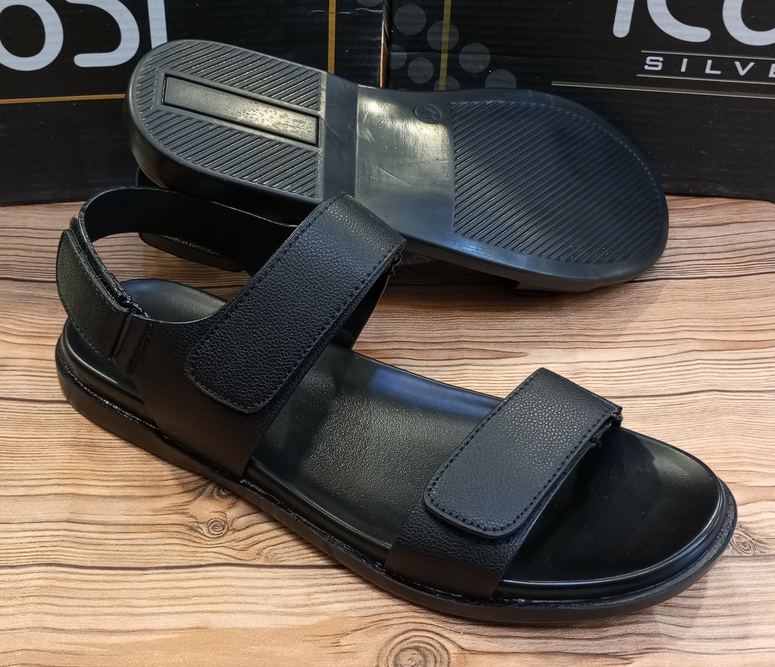 ROUGE'S PLAIN SIMPLE DOUBLE STEP SANDALS