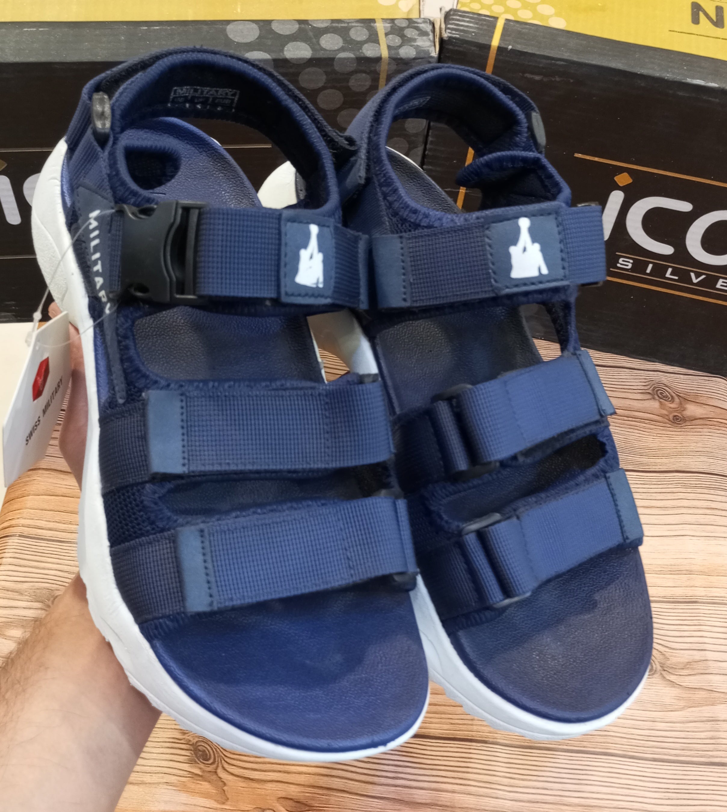 SWISS MILITARY 3 STEPS SANDALS FOR MEN