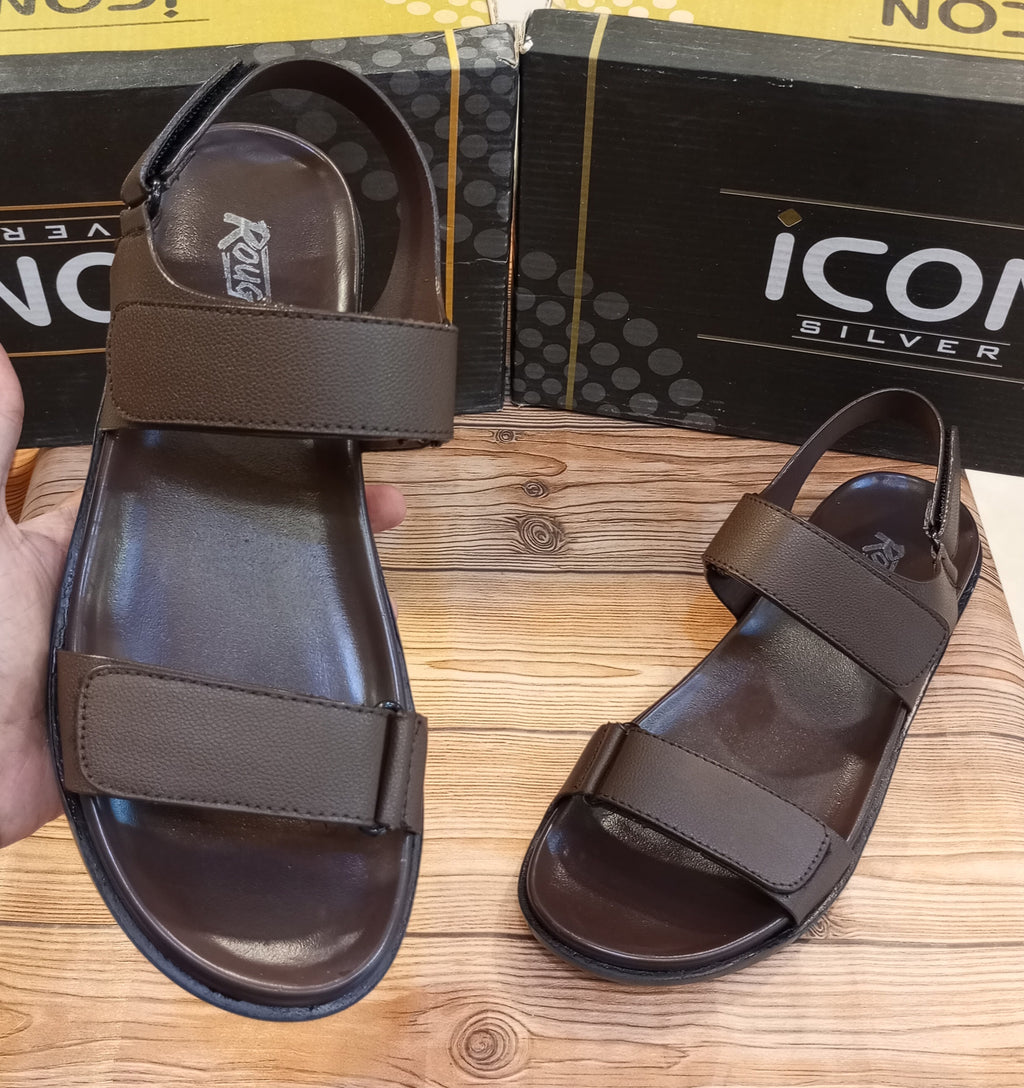 ROUGE'S PLAIN SIMPLE DOUBLE STEP SANDALS
