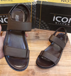 ROUGE'S PLAIN SIMPLE DOUBLE STEP SANDALS