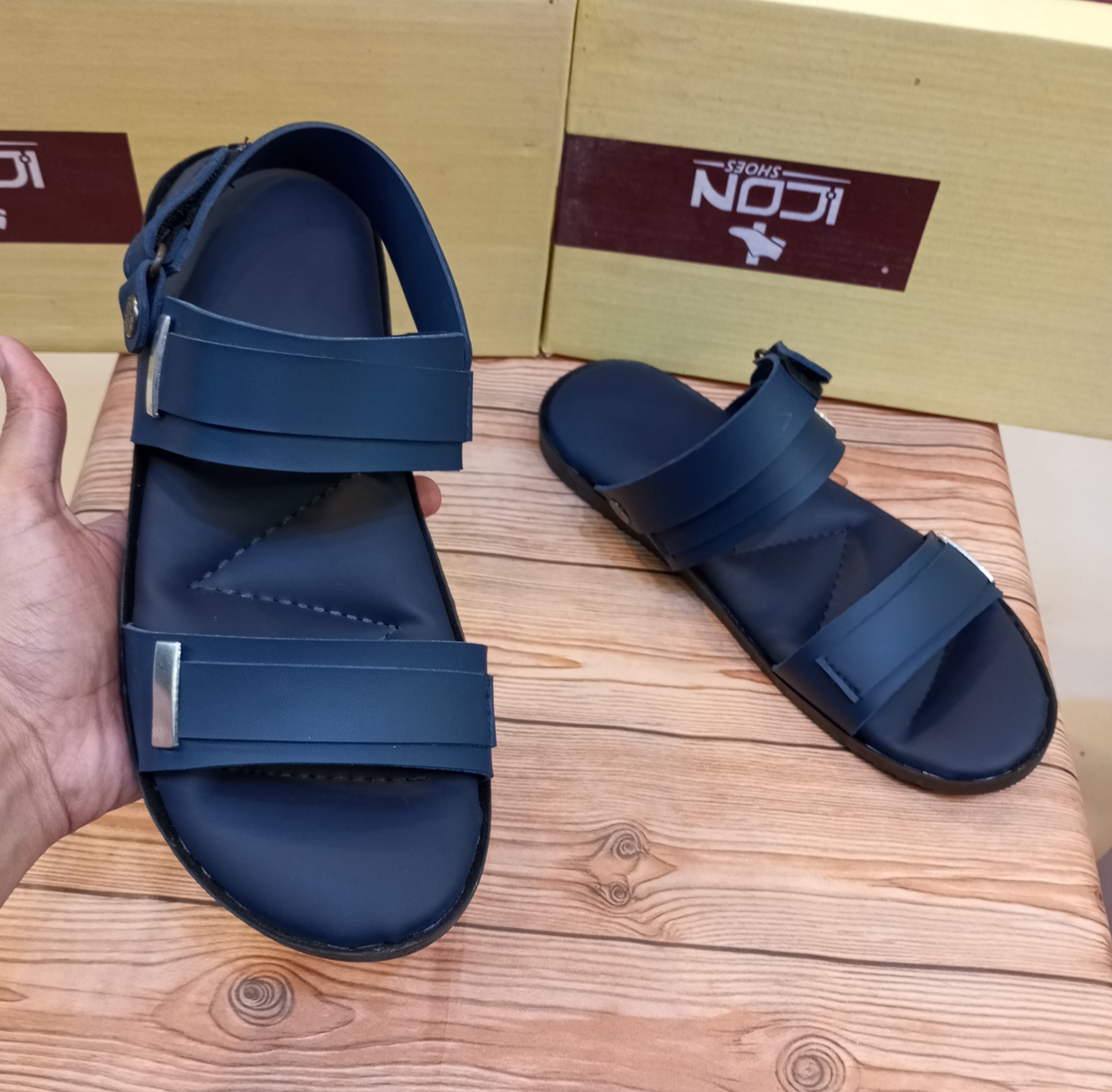 PREMIUM QUALITY 2 IN 1 DOUBLE STEP SANDALS FOR MEN (NEW VARIANT)