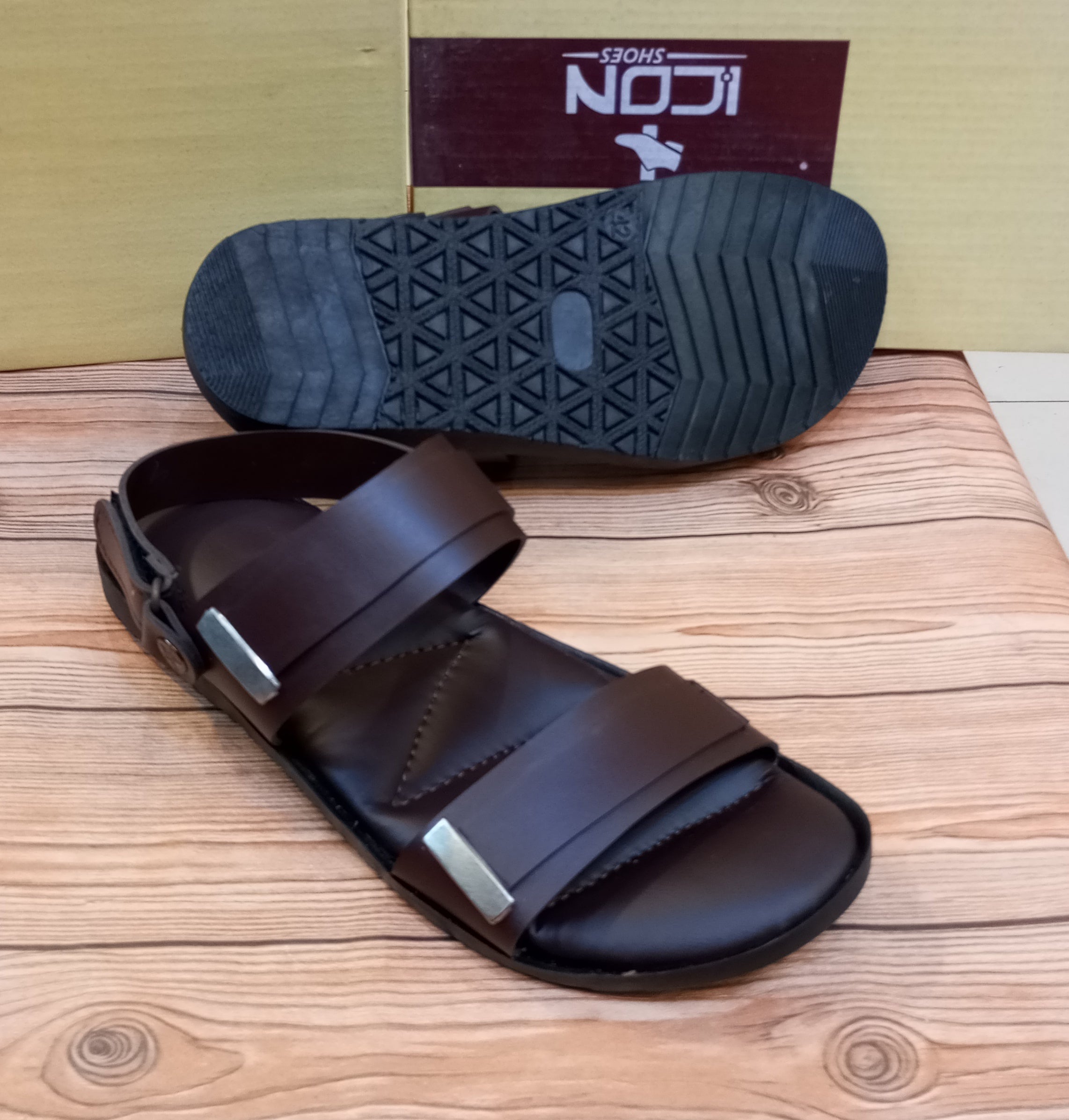 PREMIUM QUALITY 2 IN 1 DOUBLE STEP SANDALS FOR MEN (NEW VARIANT)
