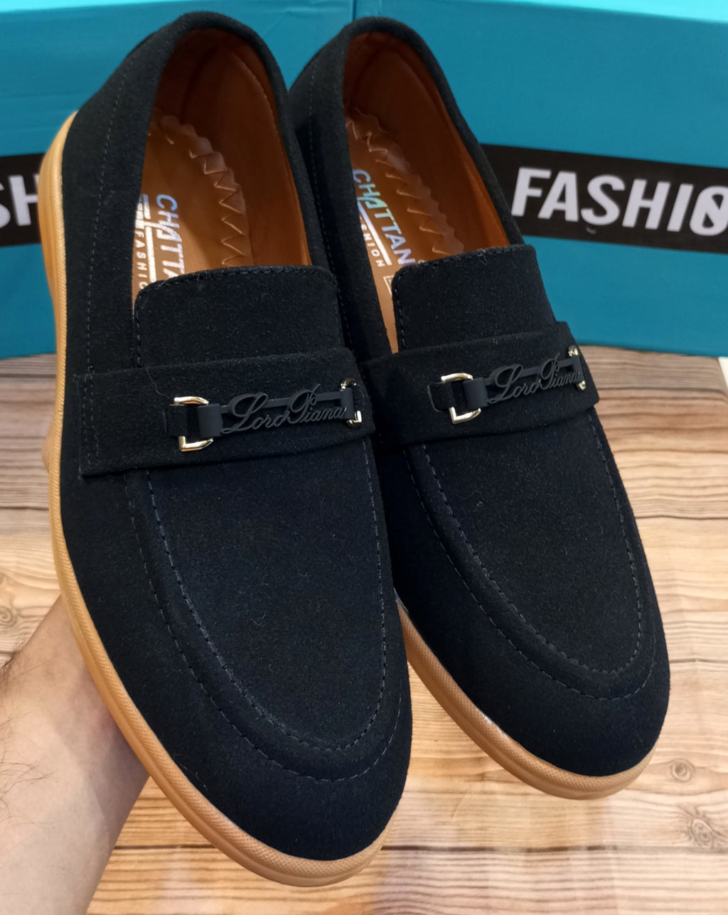 LORO PIANA'S CASUAL AND PARTYWEAR SUEDE SHOES FOR MEN