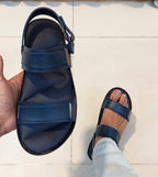 PREMIUM QUALITY 2 IN 1 DOUBLE STEP SANDALS FOR MEN