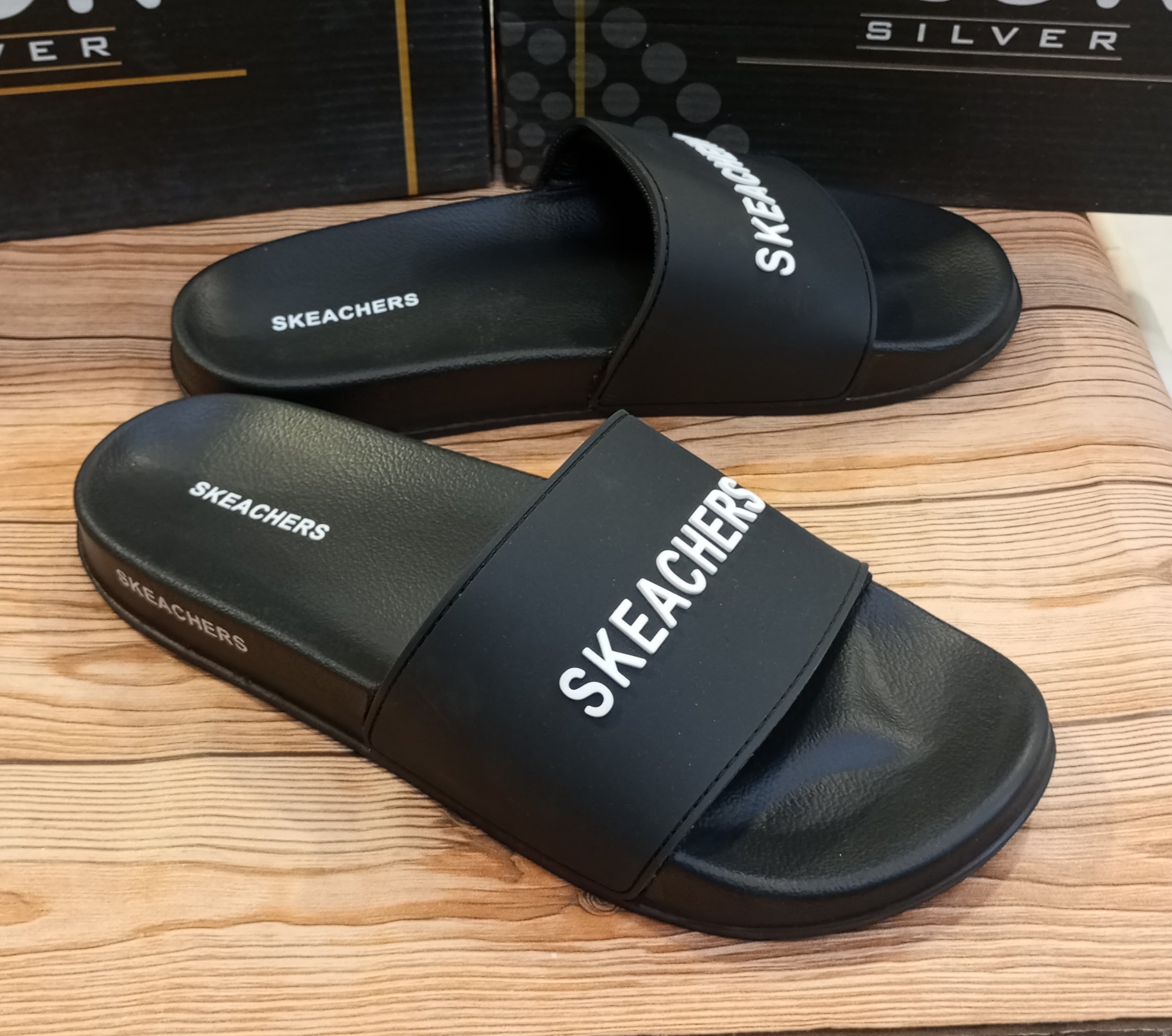SKECHERS PREMIUM SUMMER SLIDES FOR MEN