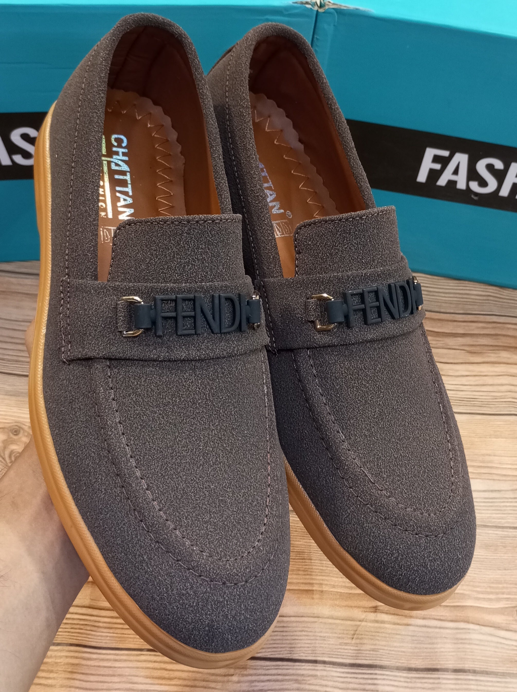 FENDI'S CASUAL AND PARTYWEAR SUEDE SHOES FOR MEN
