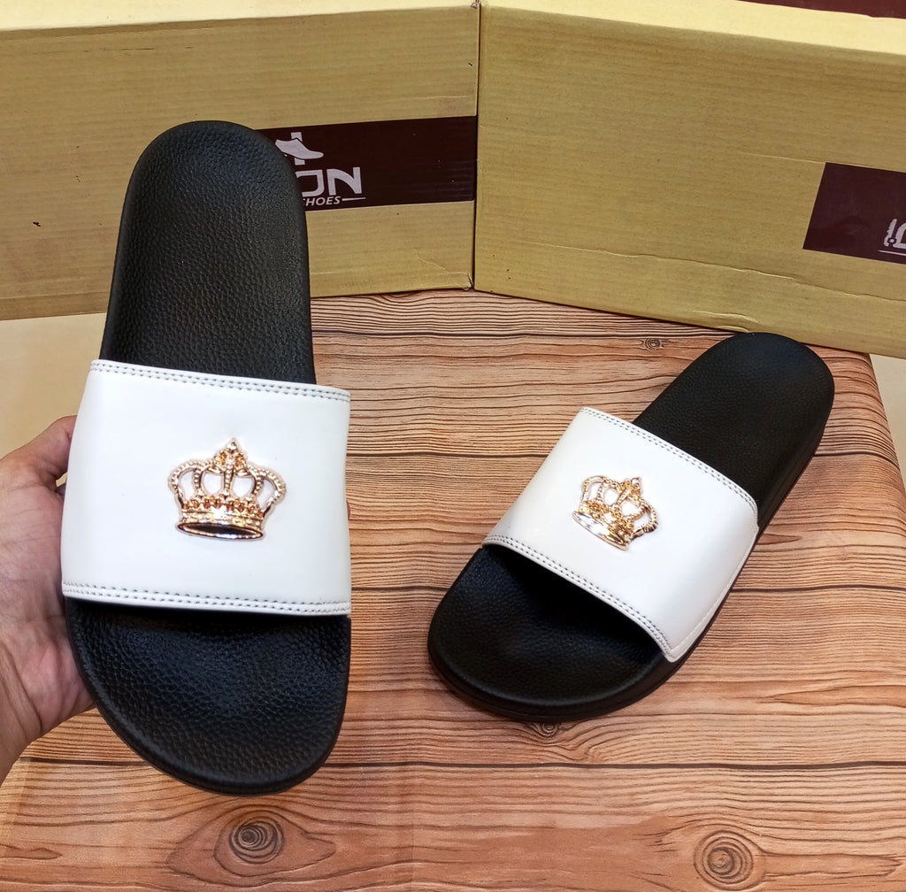 PREMIUM QUALITY ROYAL CLASSIC SLIDES         (SPUNCH SOLE)