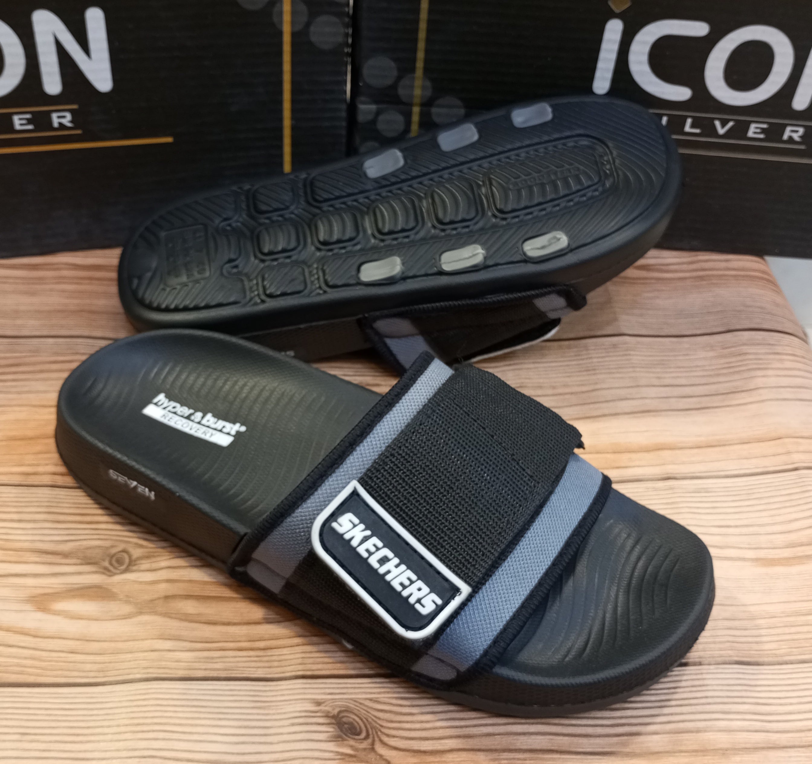 SKECHERS PREMIUM SUMMER SLIDES FOR MEN
