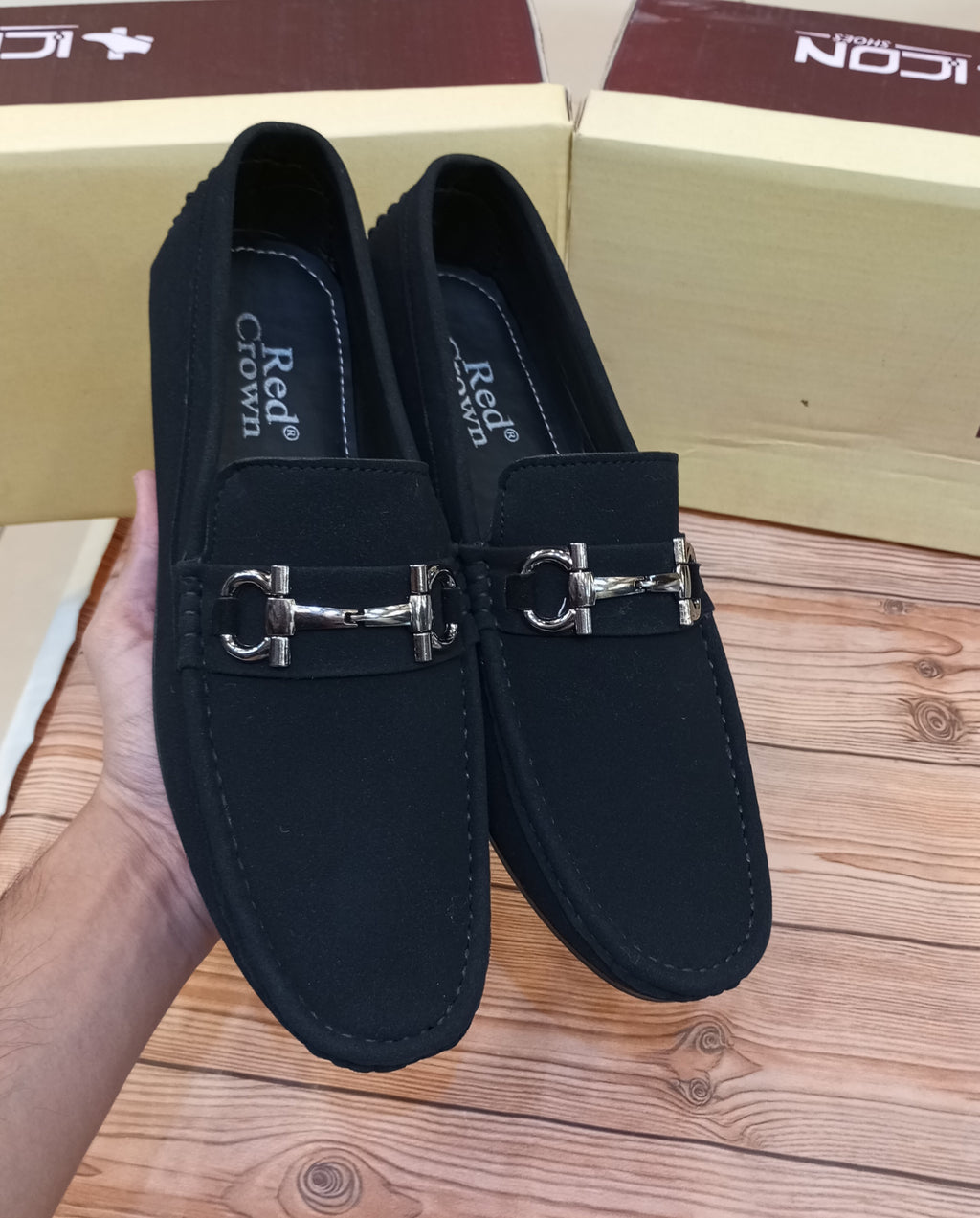 RED CROWN'S PREMIUM QUALITY WRINKLE FREE MOCASSION'S FOR MEN