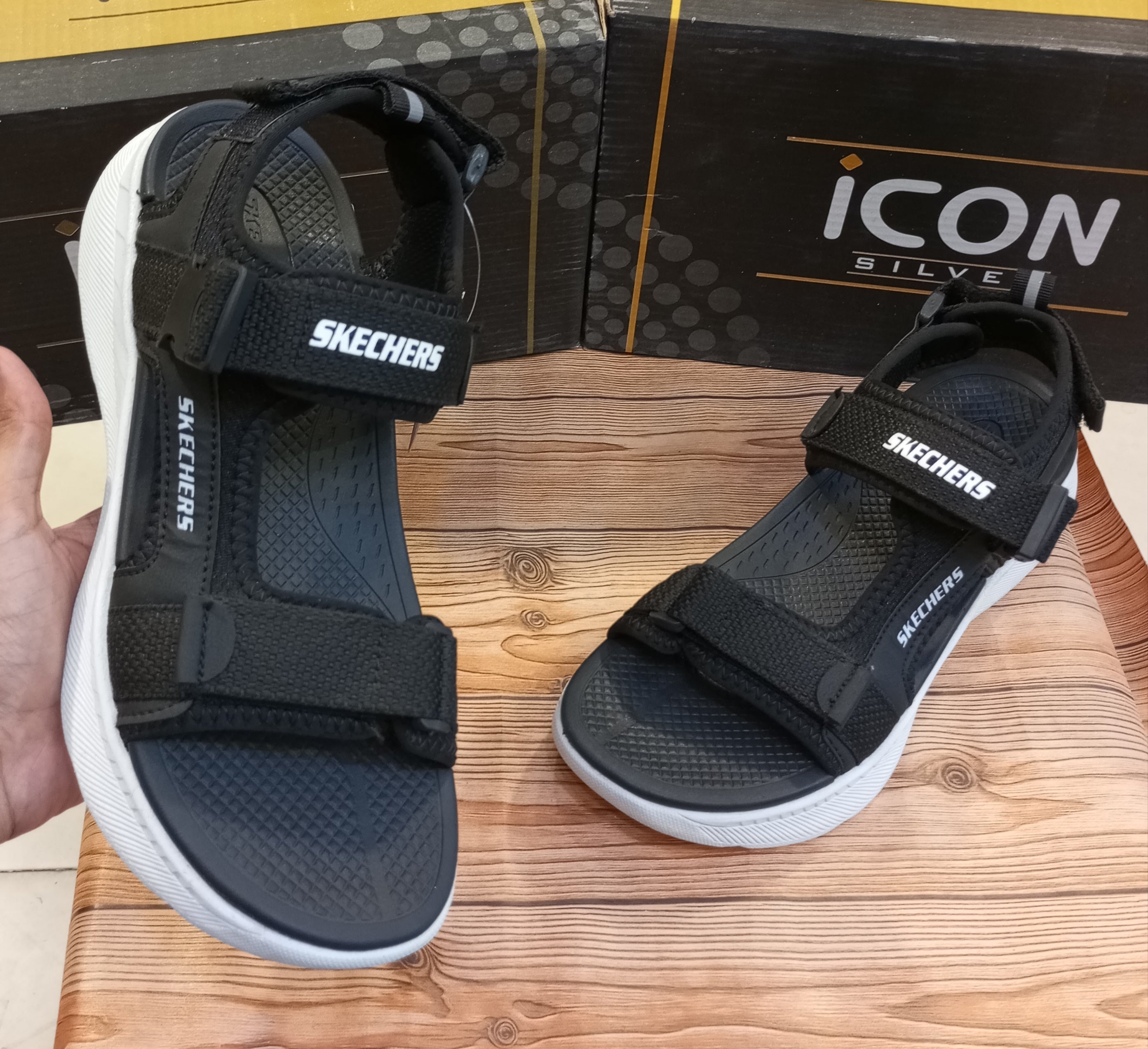 SKECHERS DOUBLE STRAP SUMMER SANDALS FOR MEN