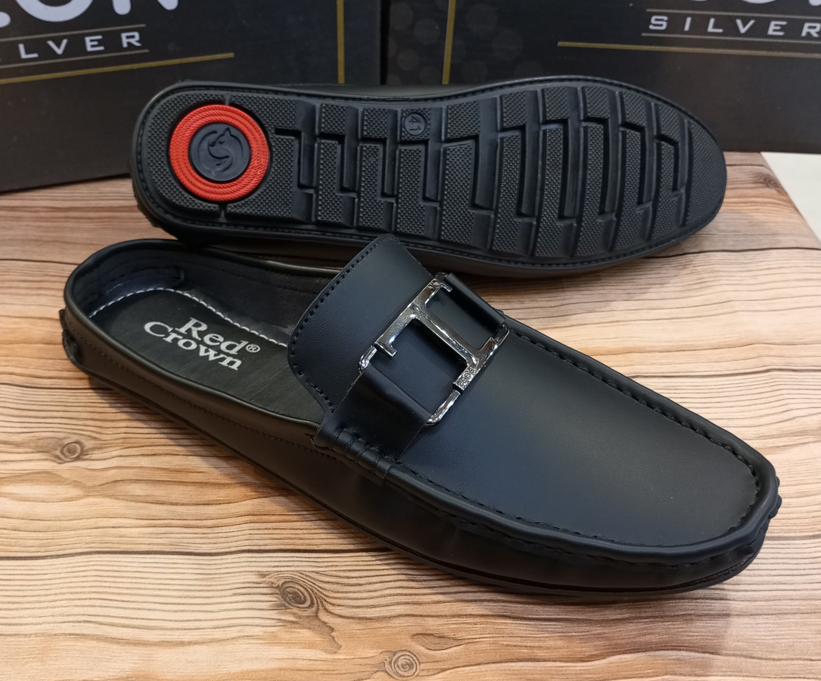 RED CROWN'S PREMIUM QUALITY WRINKLE FREE BACKLESS MOCASSION'S