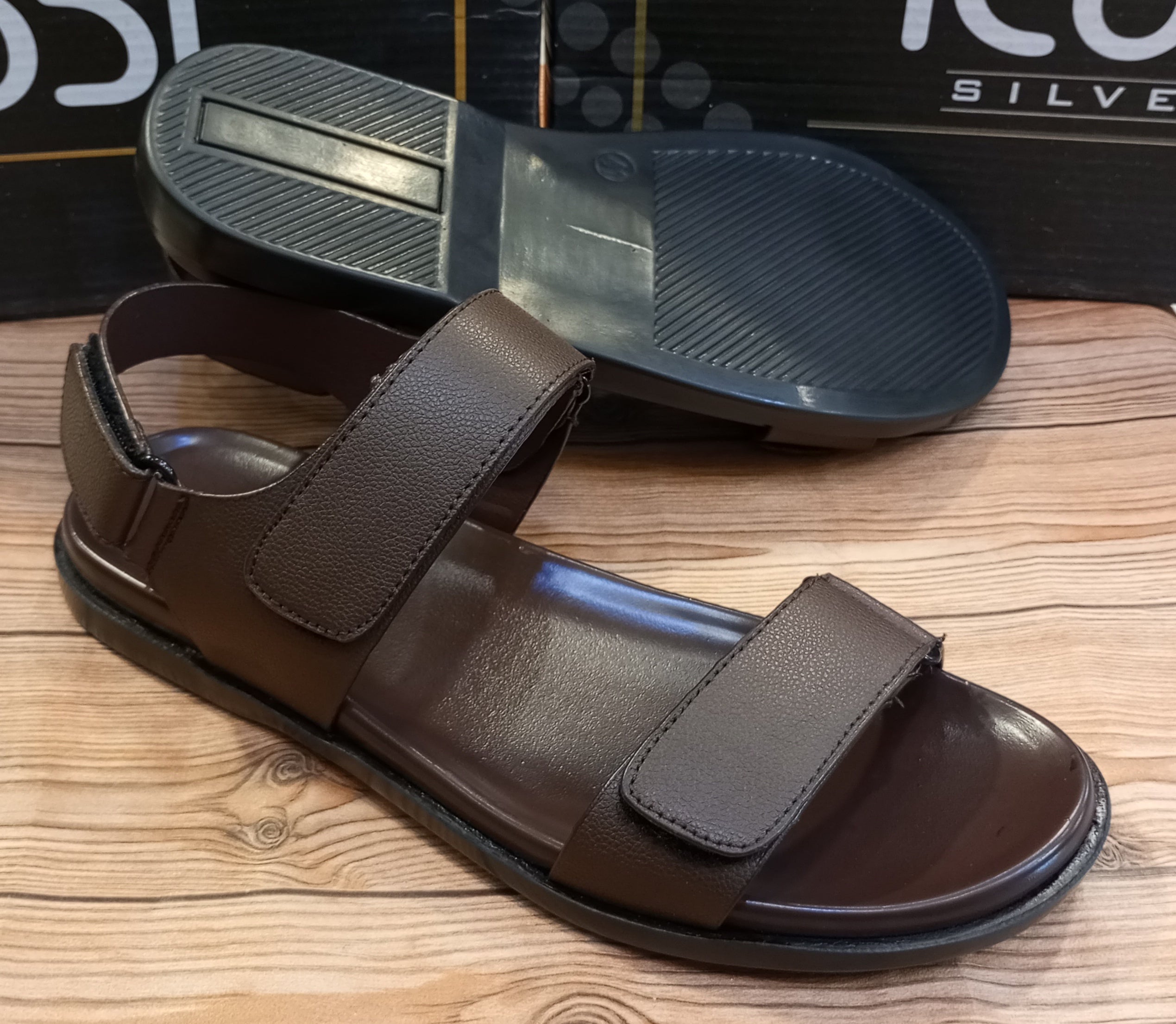 ROUGE'S PLAIN SIMPLE DOUBLE STEP SANDALS
