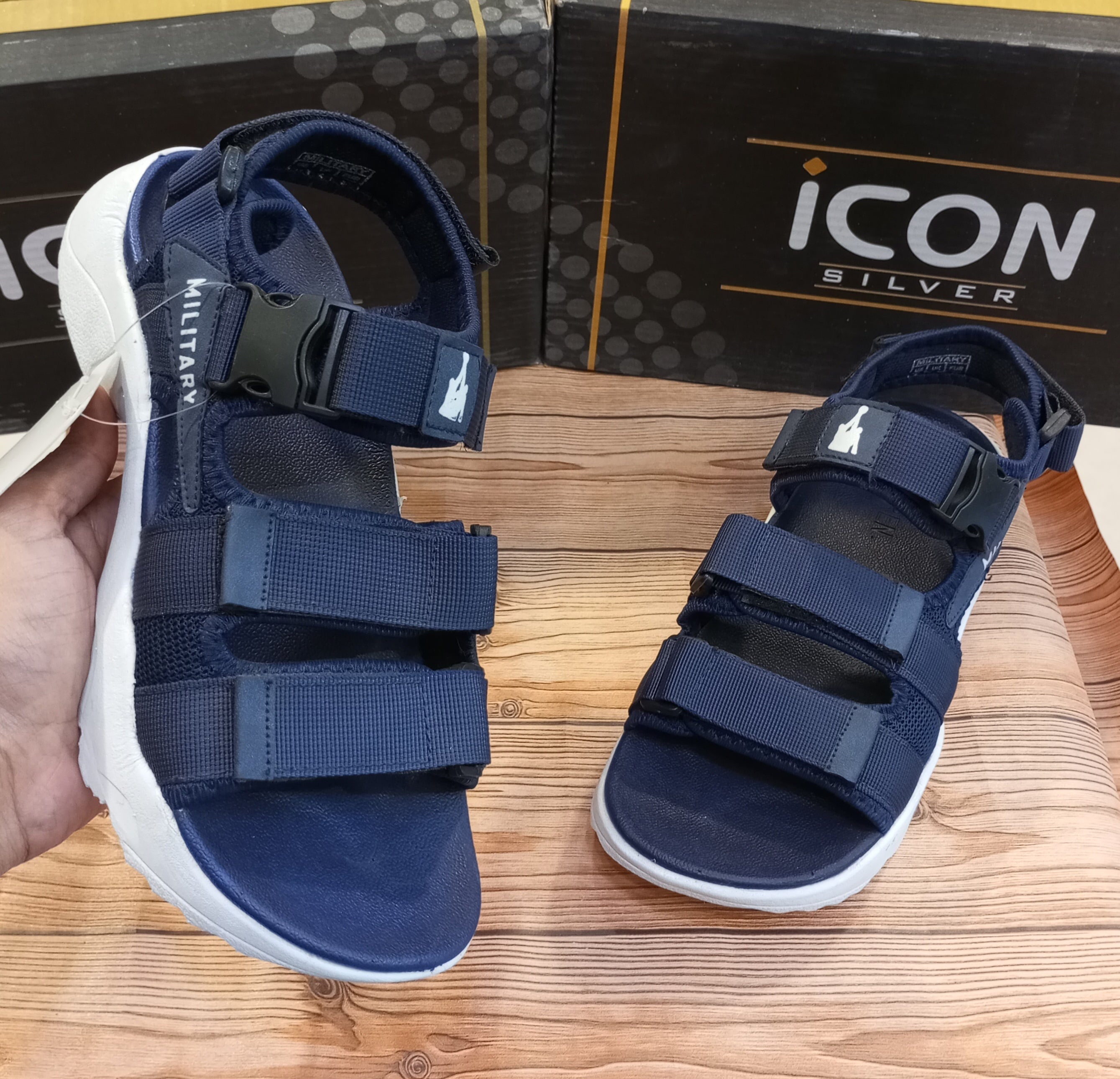 SWISS MILITARY 3 STEPS SANDALS FOR MEN