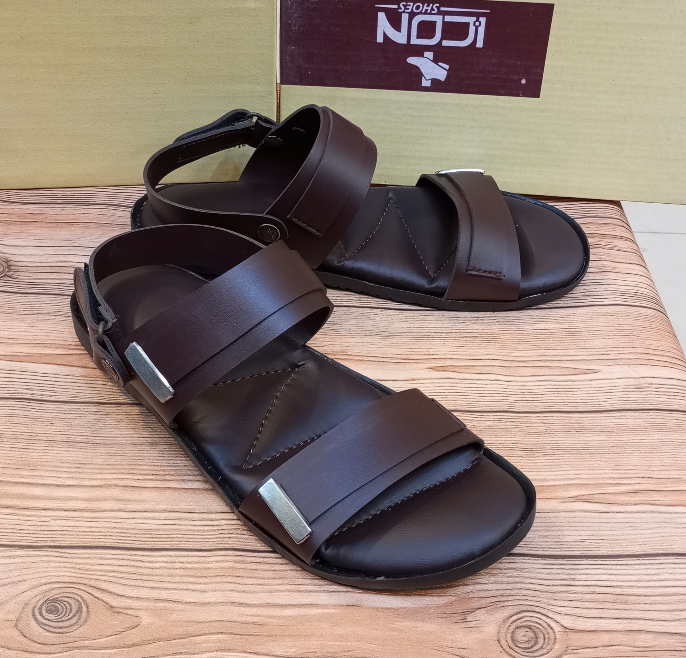 PREMIUM QUALITY 2 IN 1 DOUBLE STEP SANDALS FOR MEN (NEW VARIANT)