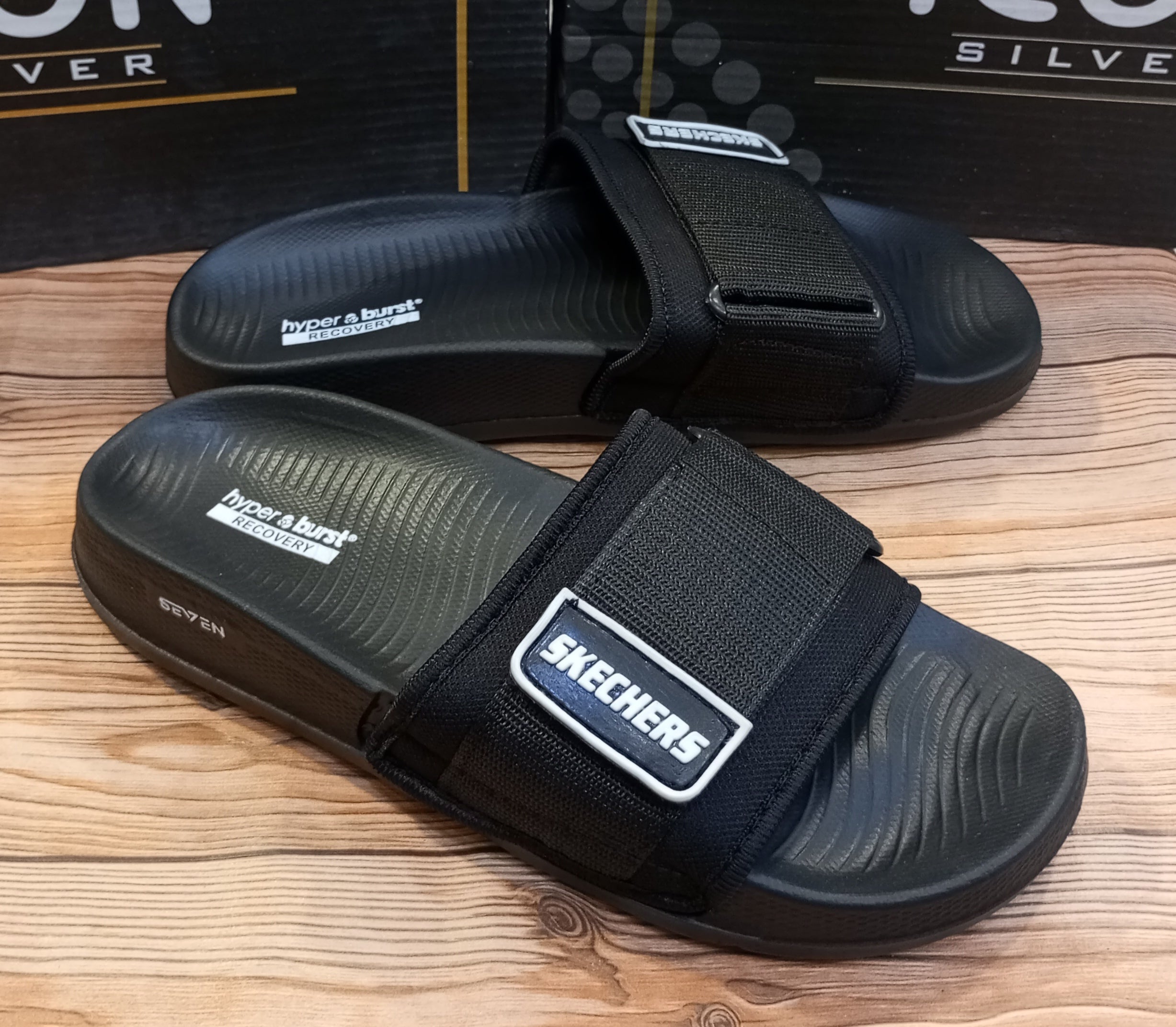 SKECHERS PREMIUM SUMMER SLIDES FOR MEN
