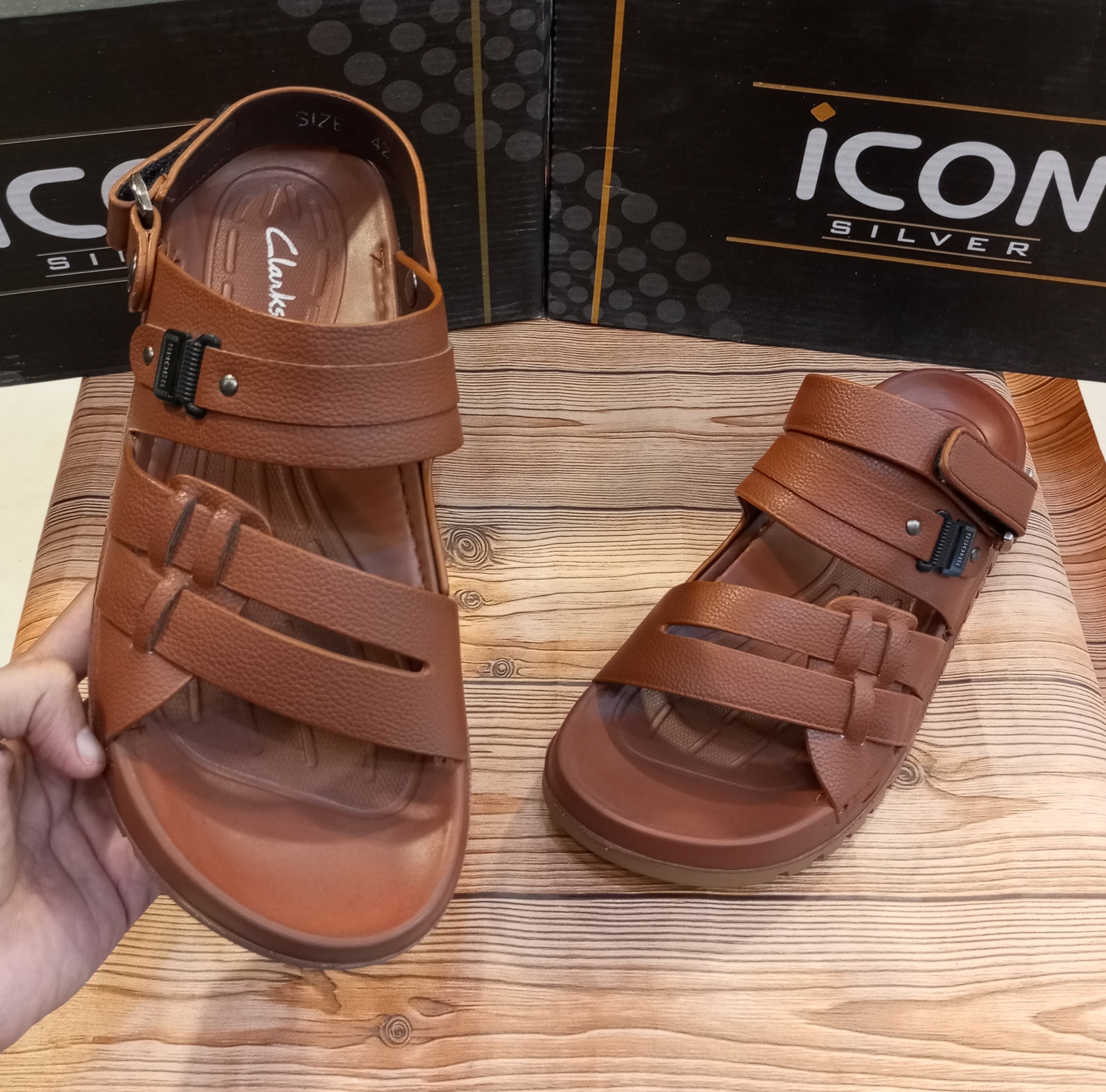 CLARKS TWO IN 1 SUMMER SANDALS