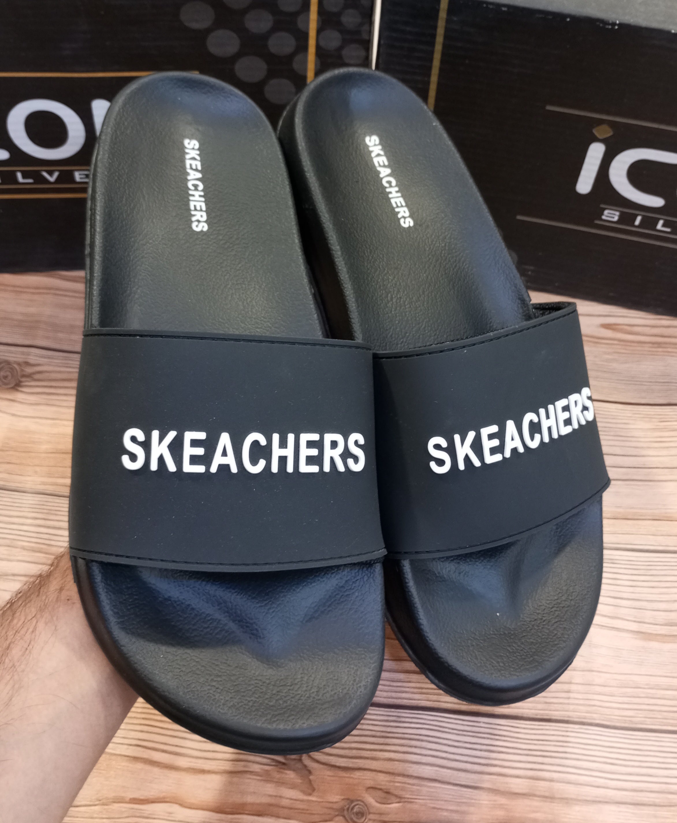 SKECHERS PREMIUM SUMMER SLIDES FOR MEN