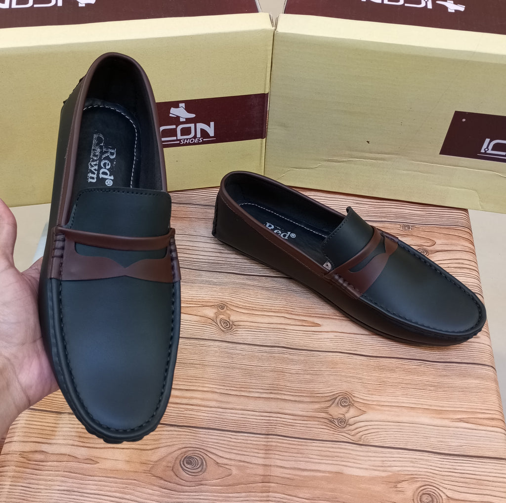 RED CROWN'S PREMIUM QUALITY WRINKLE FREE MOCASSION'S FOR MEN